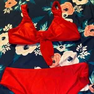 Red & Blue Bikini Sets